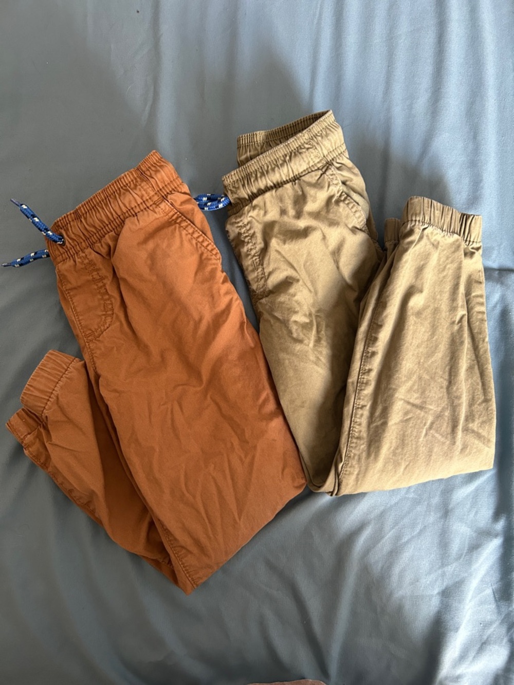 Carter's Boys Jogger Pants in Rust and Khaki
